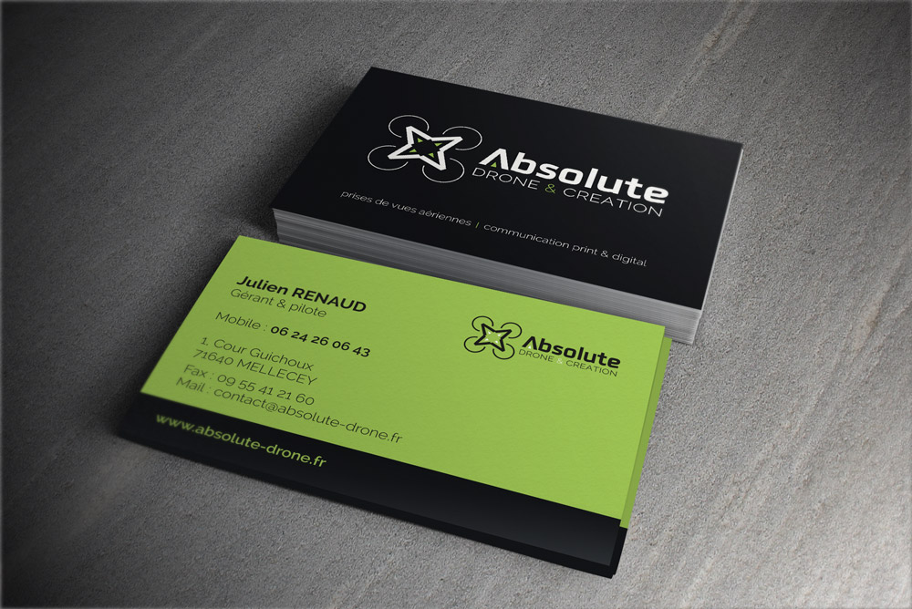 Cartes de visite Absolute drone and creation